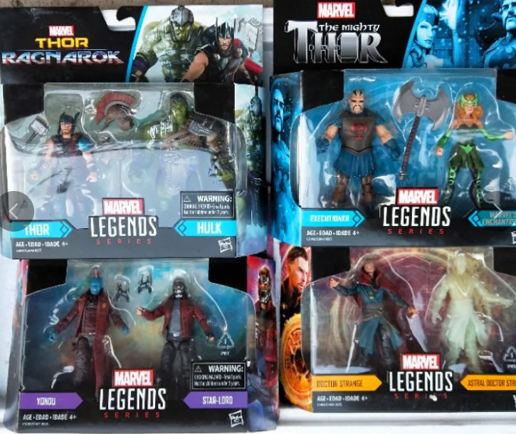 

Hasbro Marvel Thor Hulk Yondu Star Lord Excutioner Enchantress Doctor Strange Model Anime Figures Favorites Collect Ornaments