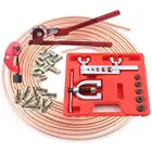 Комплект автомобильных тормозных труб, прочный портативный Ремонтный комплект тормозной трубы, Тормозная труба + машина для резки труб + 12 * соединений + труба для автомобиля, аксессуары