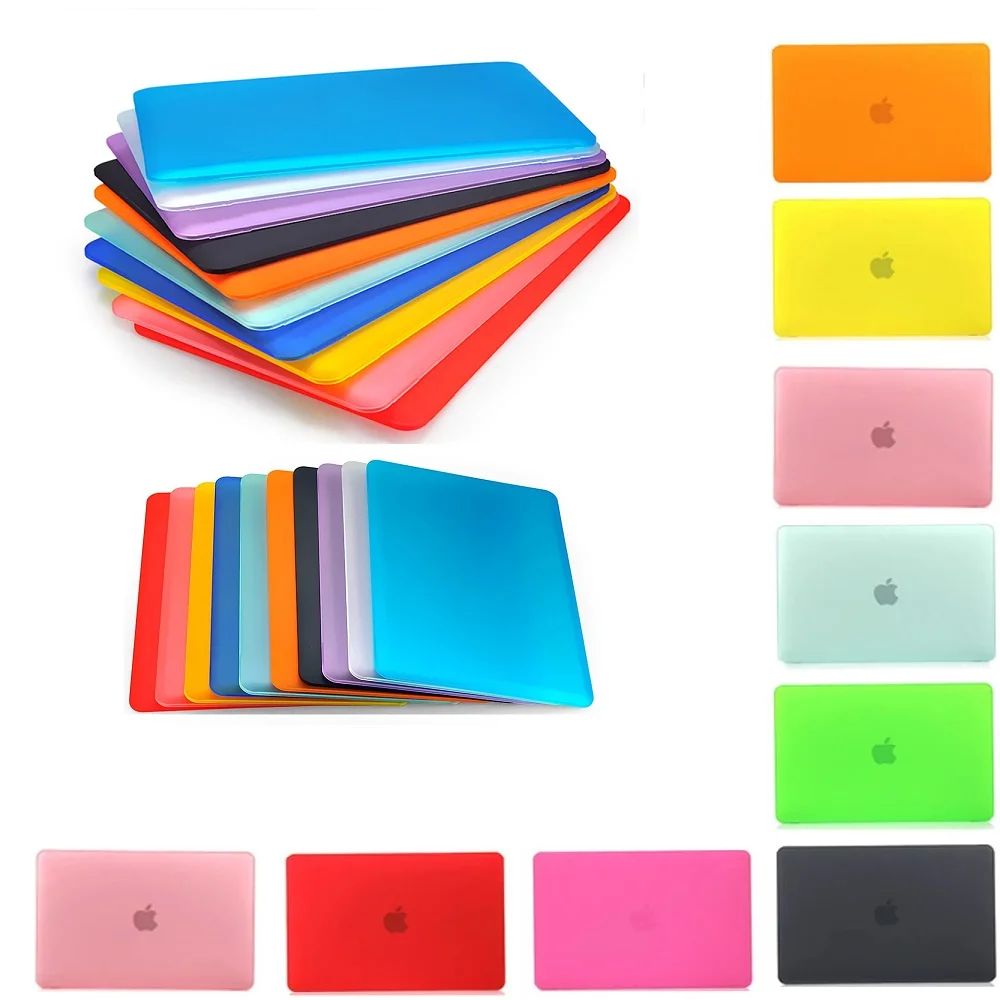 

For Macbook Air Retina 11 12 13.3" Matte Case Cover for Macbook Air Pro 13 15 16 Touch Bar/Touch ID 2019 A1932 A2159 A2141