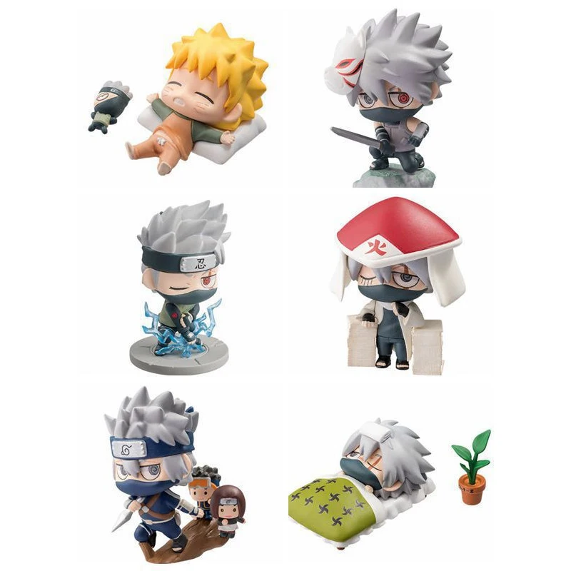 

NARUTO Uchiha Sasuke Uzumaki Naruto Hatake Kakashi Hand run model doll desk car decoration birthday Christmas gift collectiontoy