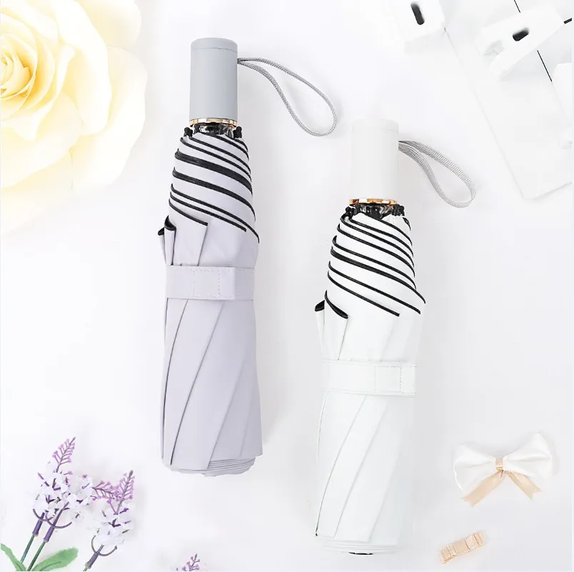 

Трехслойный мужской креативный Солнечный зонт Автоматический Компактный Зонт от дождя для женщин и мужчин ветрозащитный большой УФ-зонт д...