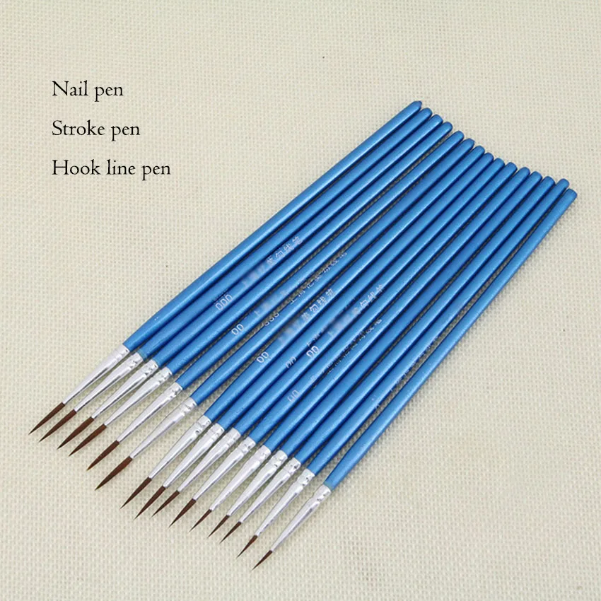 

25Pcs/Set Nylon Brush Watercolor Brushes For Student DIY Art Hook Line Pen Art Gouache Oil Painting Brush, Beauty Nail Art Pen