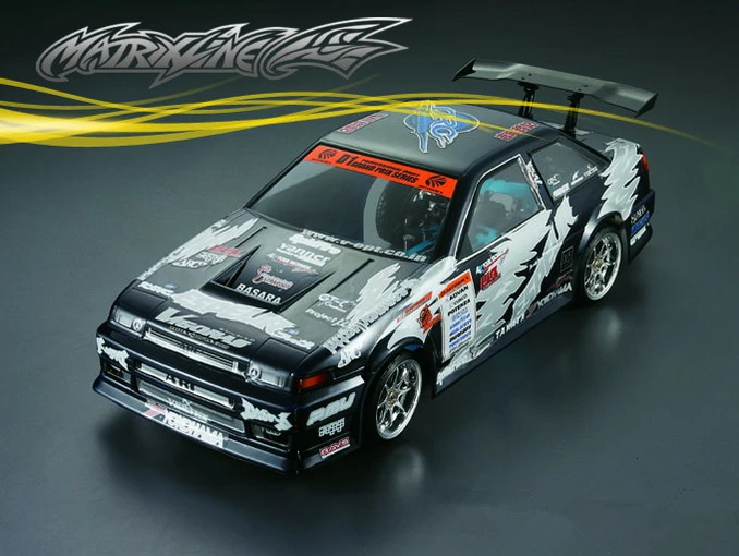 1 Набор AE86 DR86 drift RC PC корпус 195 ширина прозрачный чистый не окрашенный drift корпус RC hsp hpi trax Tamiya