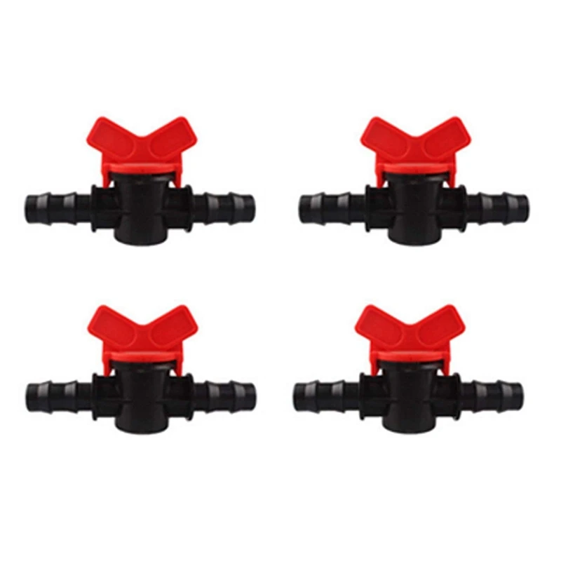 10 шт. Пластиковый садовый кран PE шланг клапан ирригационная труба переключатель