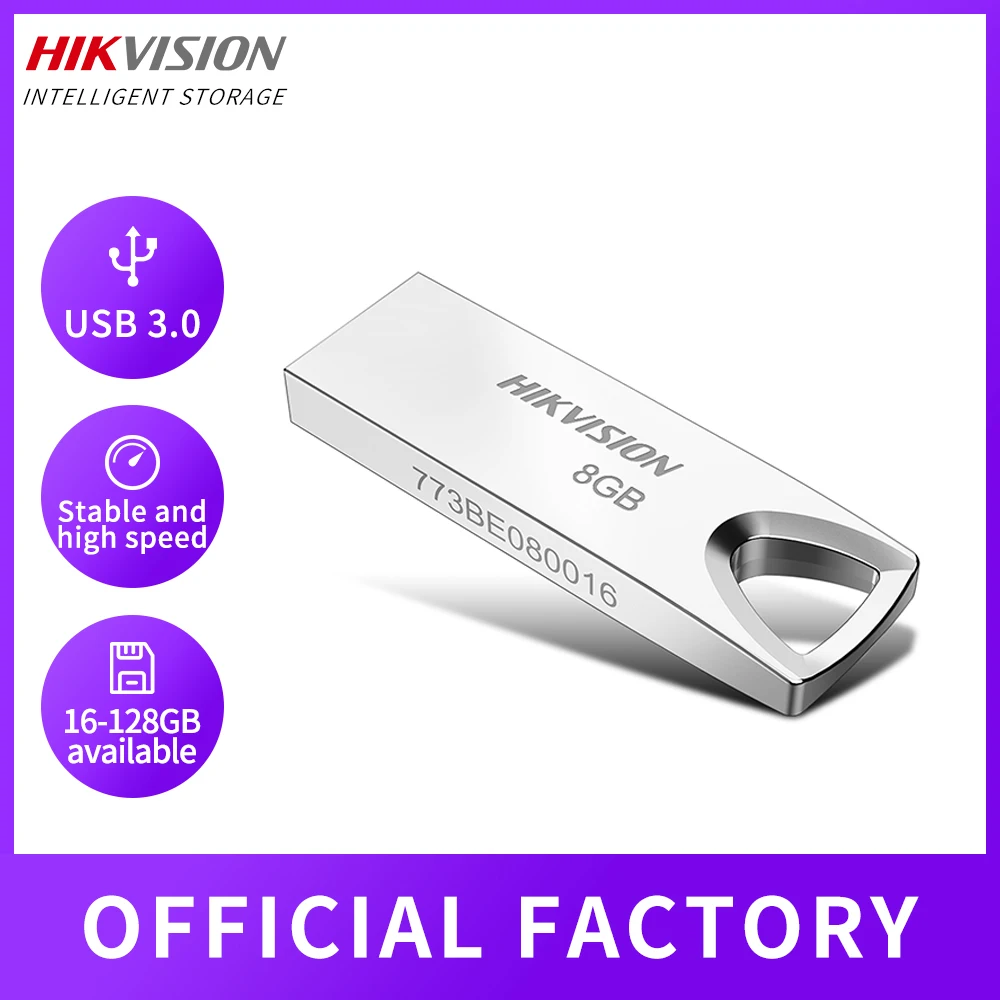 

Флеш-накопитель HIKVISION USB 3,0, 16 ГБ, 32 ГБ, 64 ГБ, 128 ГБ