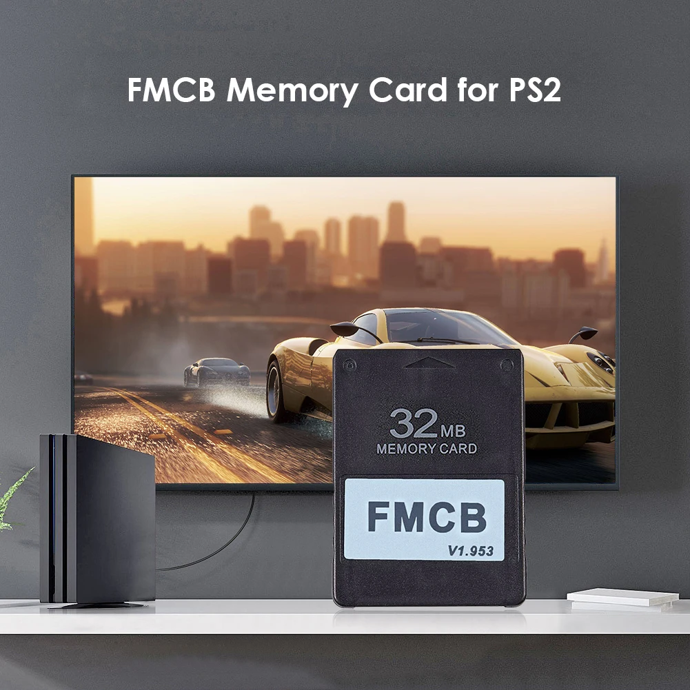 Карта памяти Fmcb v1.953 для Ps2 Playstation 2 Бесплатная карта Mcboot 8 Мб 16 32 64 Opl MC программы