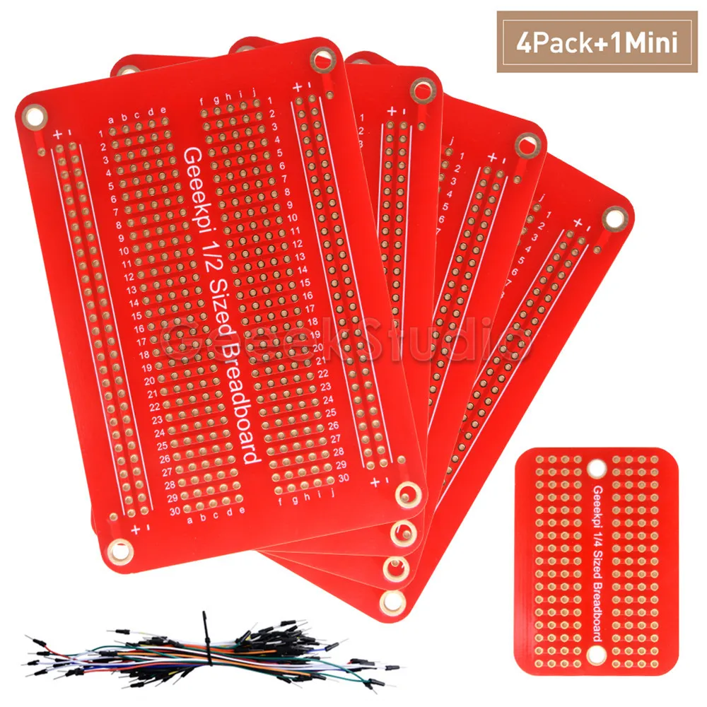 Печатная плата для Arduino и DIY электронных проектов позолоченная (4 упаковки + 1 pr 4