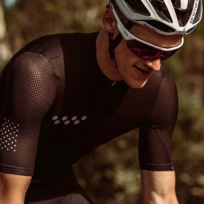 Командная Новинка дышащая сетчатая футболка для езды на велосипеде с короткими