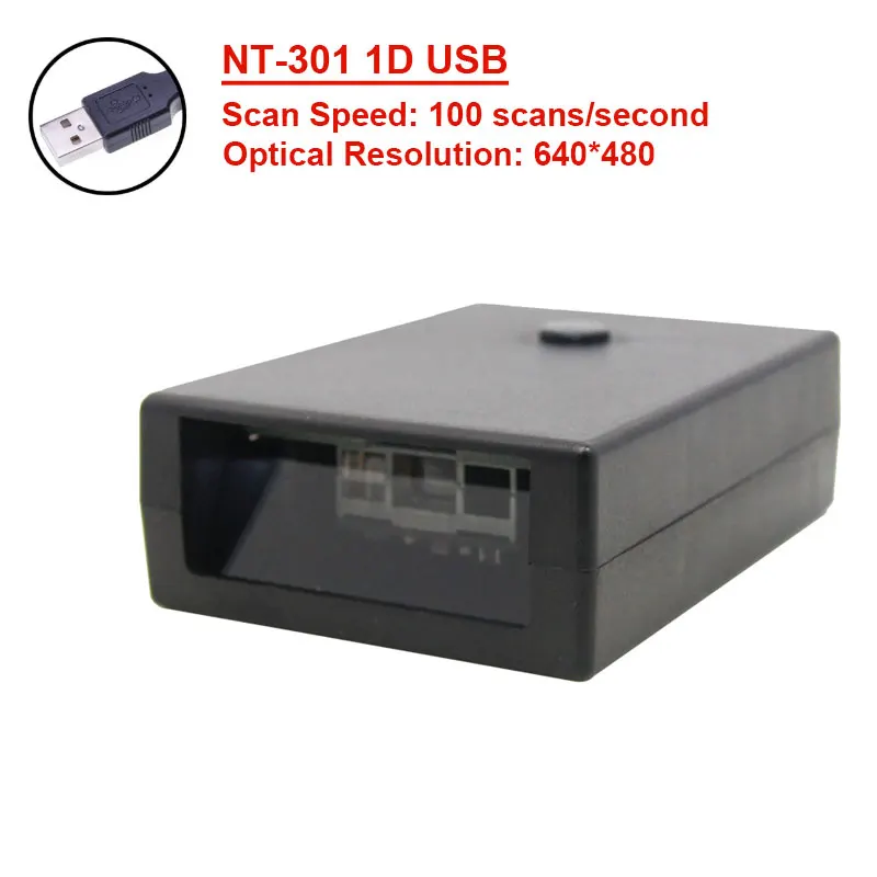 NT-301 USB 1D NETUM встроенный модуль сканирования 1D 2D QR штрих-код сканирующая головка USB/RS232 промышленный фиксированный сканирующий двигатель крепление сканер штрих-кода NT-90 - Цвет: NT-301 USB 1D