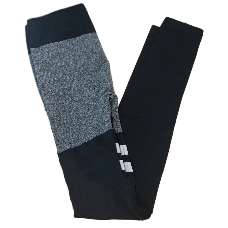 Женские Бесшовные Легинсы пуш ап штаны для йоги с высокой талией спортивные