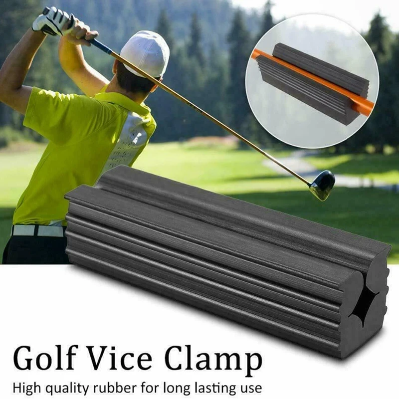 

2Pcs Rubber Vise Clamp Golf Club Regripping Shaft Head Extractor Repair Accessories