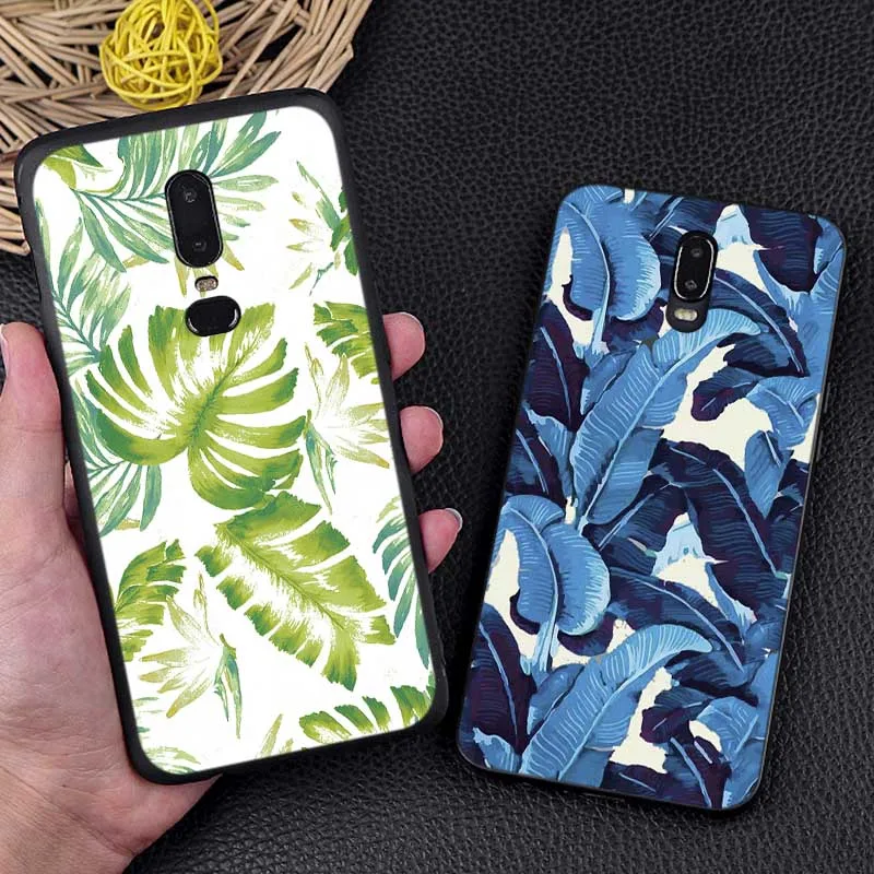 Phone Case for oneplus one plus 7 pro 7t 6 6t 5t Soft silicone Cover Tree Leaves |