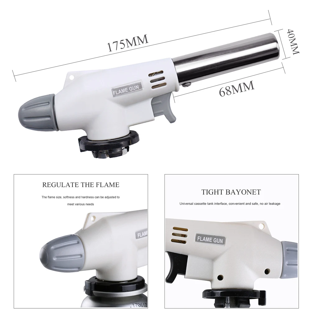 Портативный пистолет зажигания струйная газовая зажигалка Сварочная горелка