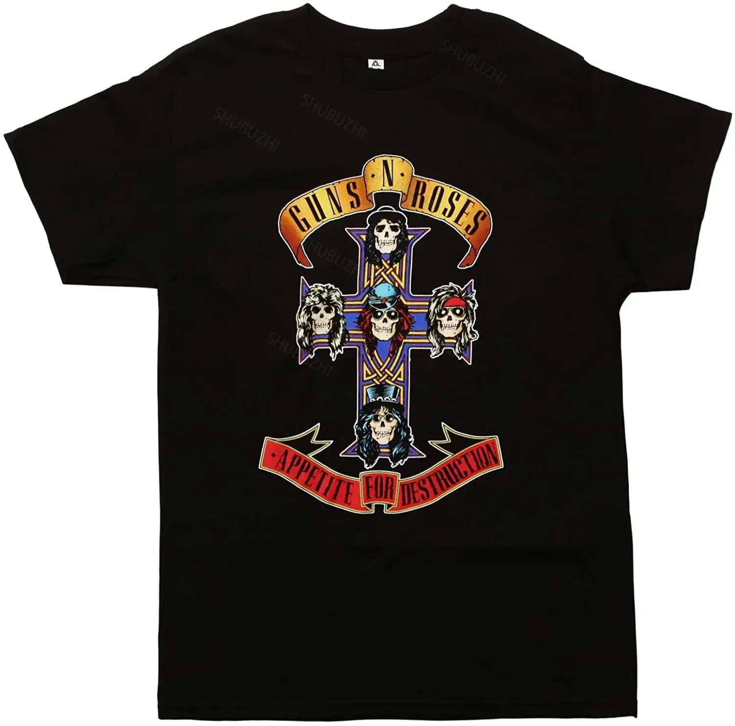 

Мужская футболка Guns N 'Roses с коротким рукавом, мужские футболки, повседневная хлопковая дышащая забавная футболка, подарок на день рождения