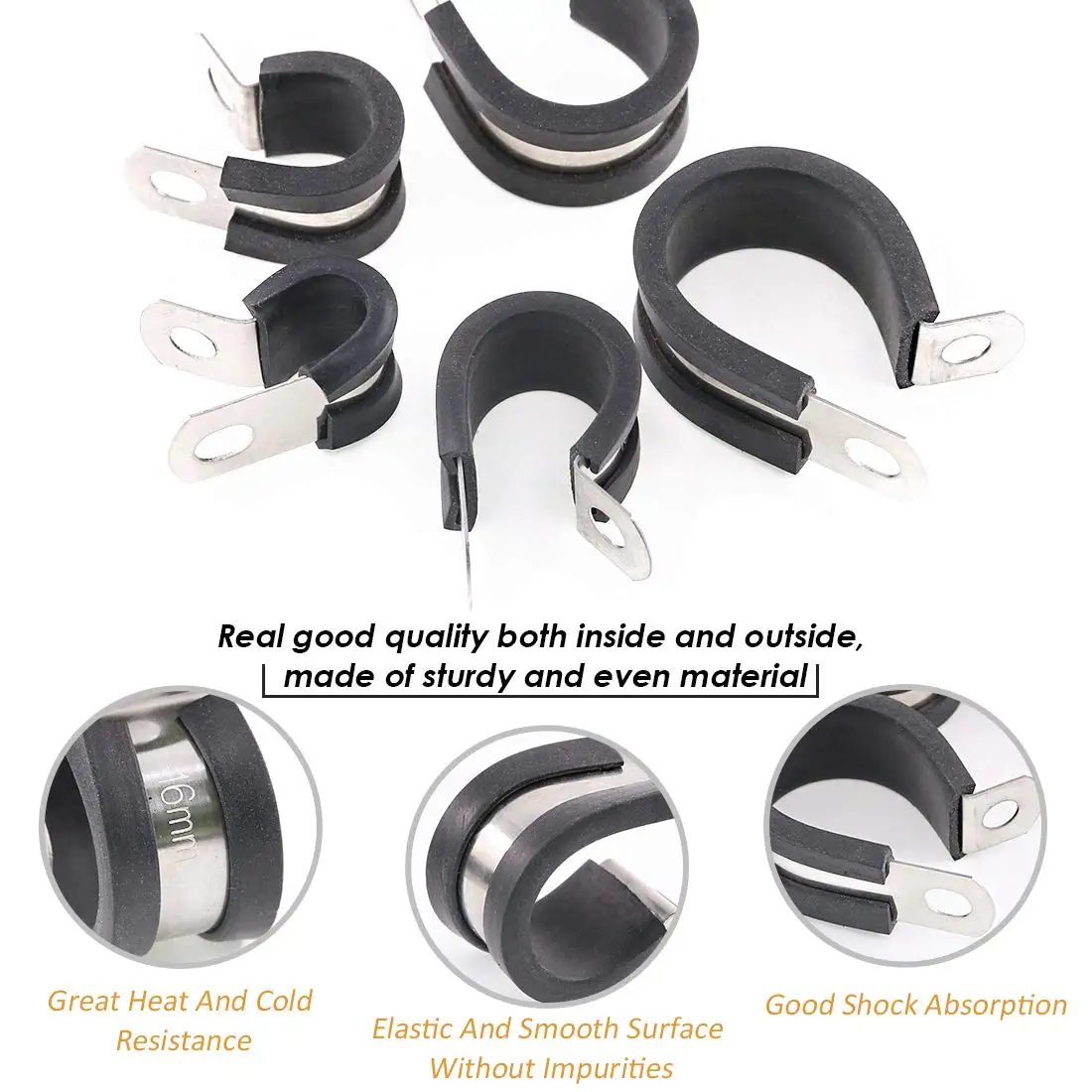 Зажимы для проволоки из нержавеющей стали 52 шт. | Строительство и ремонт