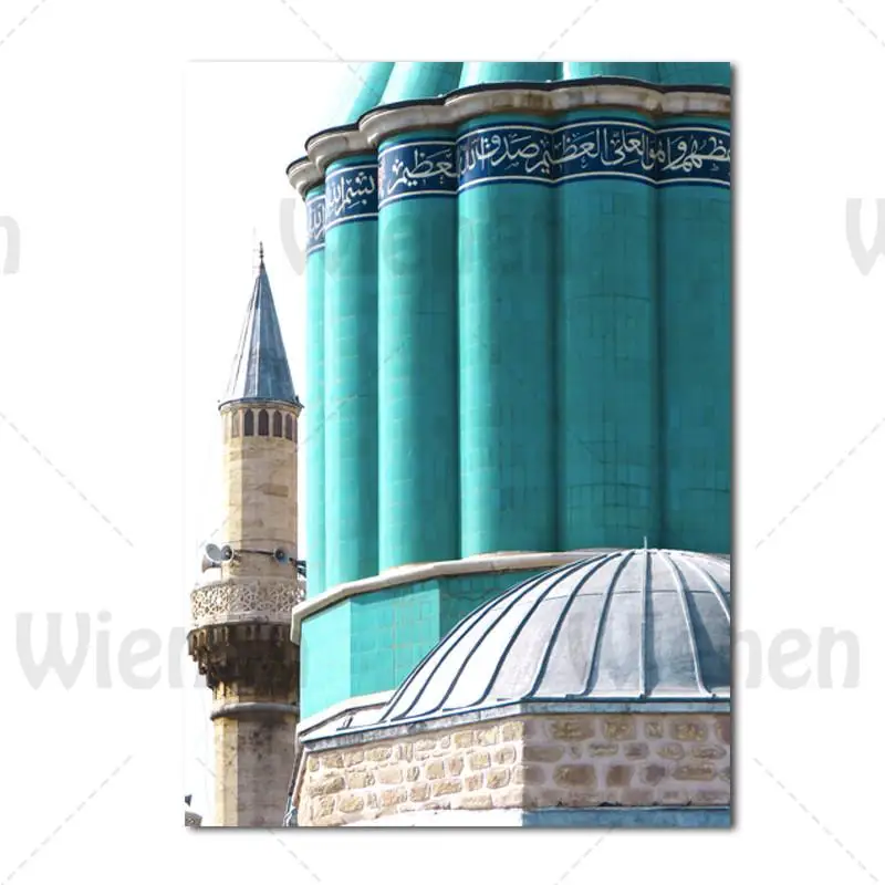 

Islamic Architecture Modern Poster World Famous Architecture Art Mosque Picture HD Print Living Room Canvas Painting Home Decor