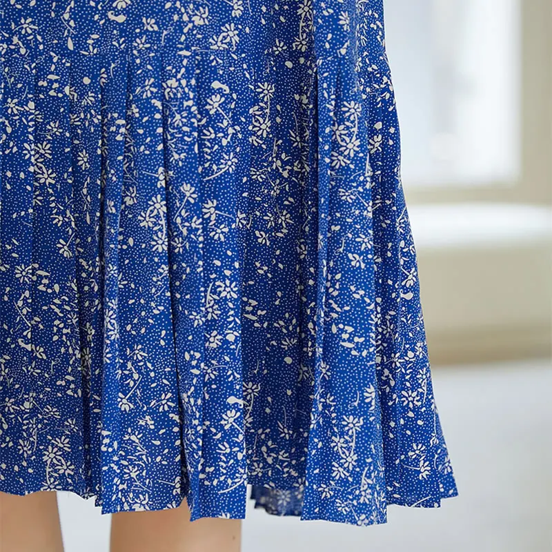 

XITAO Print Pattern Dress Fashion New Ruffle Plus Size 2021 Summer Goddess Fan Casual Minority Loose Style Dress Top WMD1595