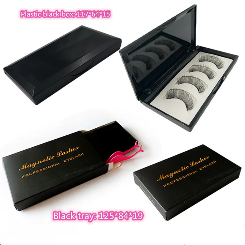 8 шт. магнитные накладные ресницы и набор пинцетов расширение натуральные
