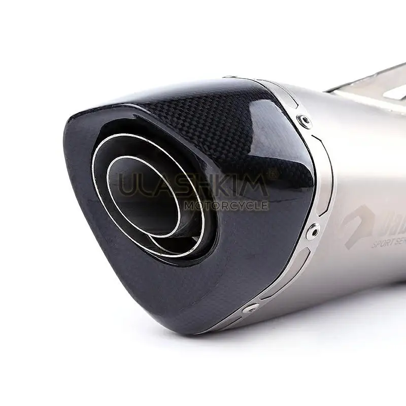 Мотоцикл из углеродного волокна глушитель Escape средняя звеньевая труба полная