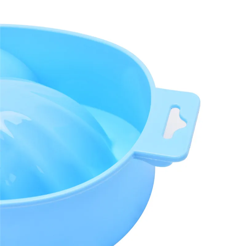 

1 PC Nail Art Hand Wash Remover Soak Plastic Bowl Nail Bath Manicure Tool