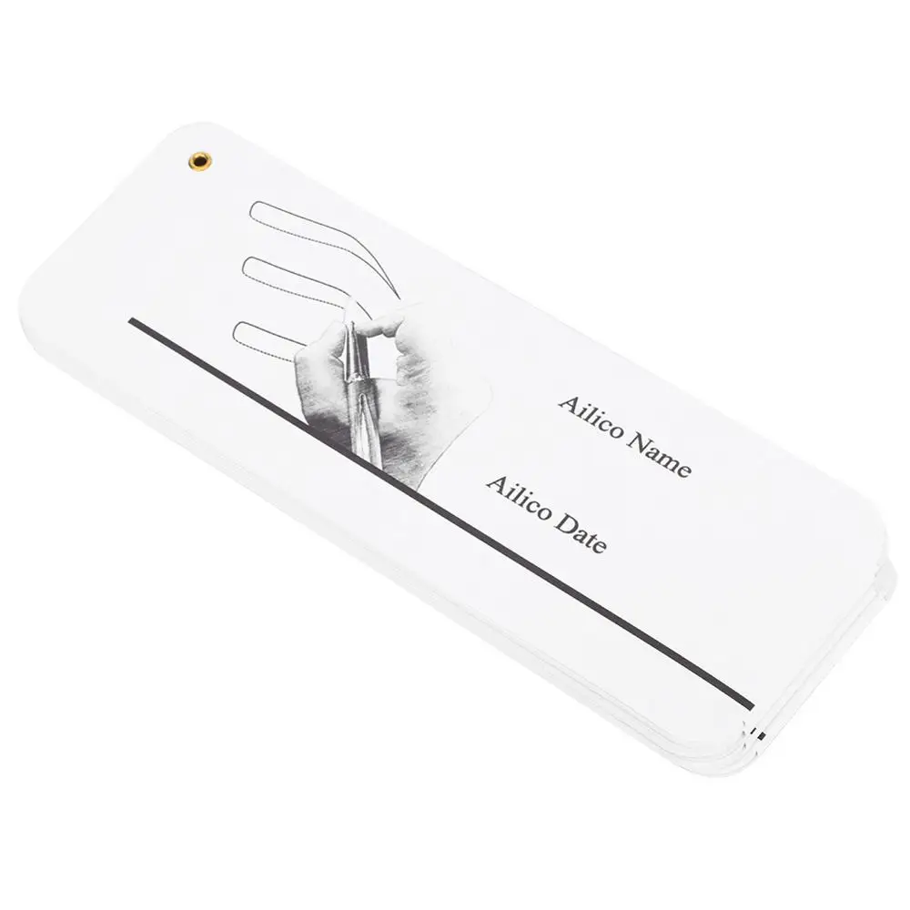 10 Pcs Classic Tattoo Eyebrow Practice Card Reusable Plate Latex Skin Permanent Makeup Training | Красота и здоровье
