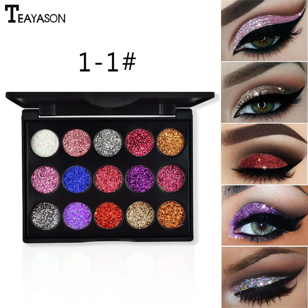 15 Color Eye Shadow Palette Pearl Valentine's Day Gift Glitter Powder Eyeshadow Cosmetic Makeup Waterproof |
