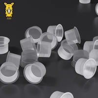 1000pcs tattoo ink cups sml disposable tattoo accessories plastic transparent pigment cups