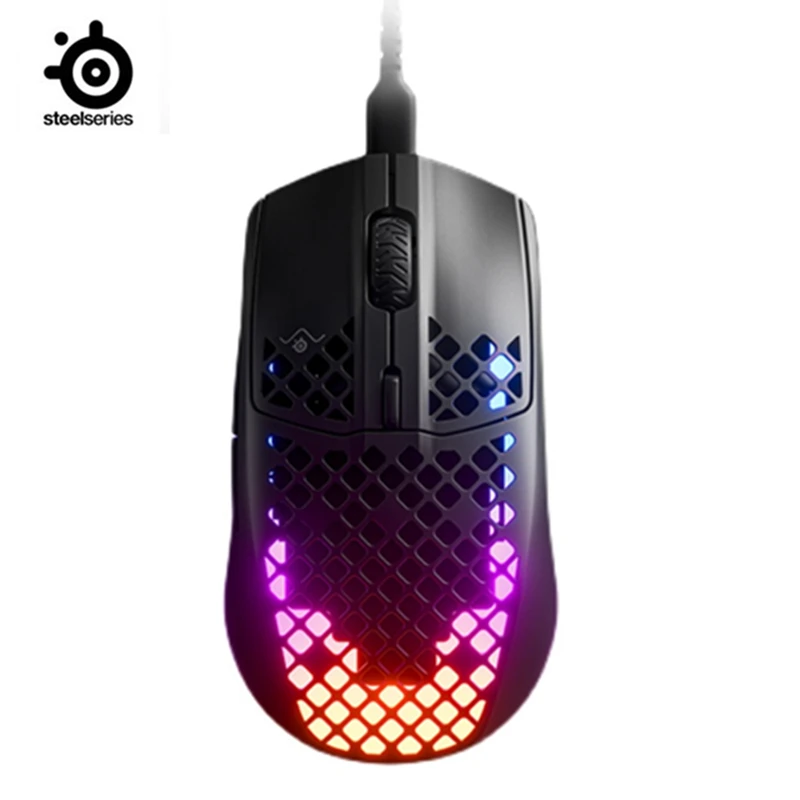 Проводная ссветильник Кая игровая мышь SteelSeries Aerox 3 8500CPI TrueMove Core оптический датчик