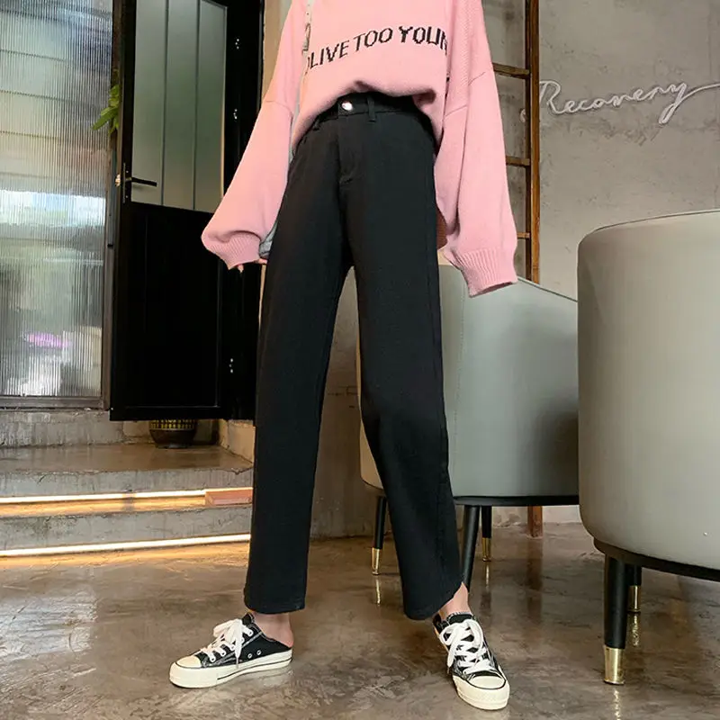 Джинсы женские модные брюки до щиколотки универсальные Популярные для отдыха