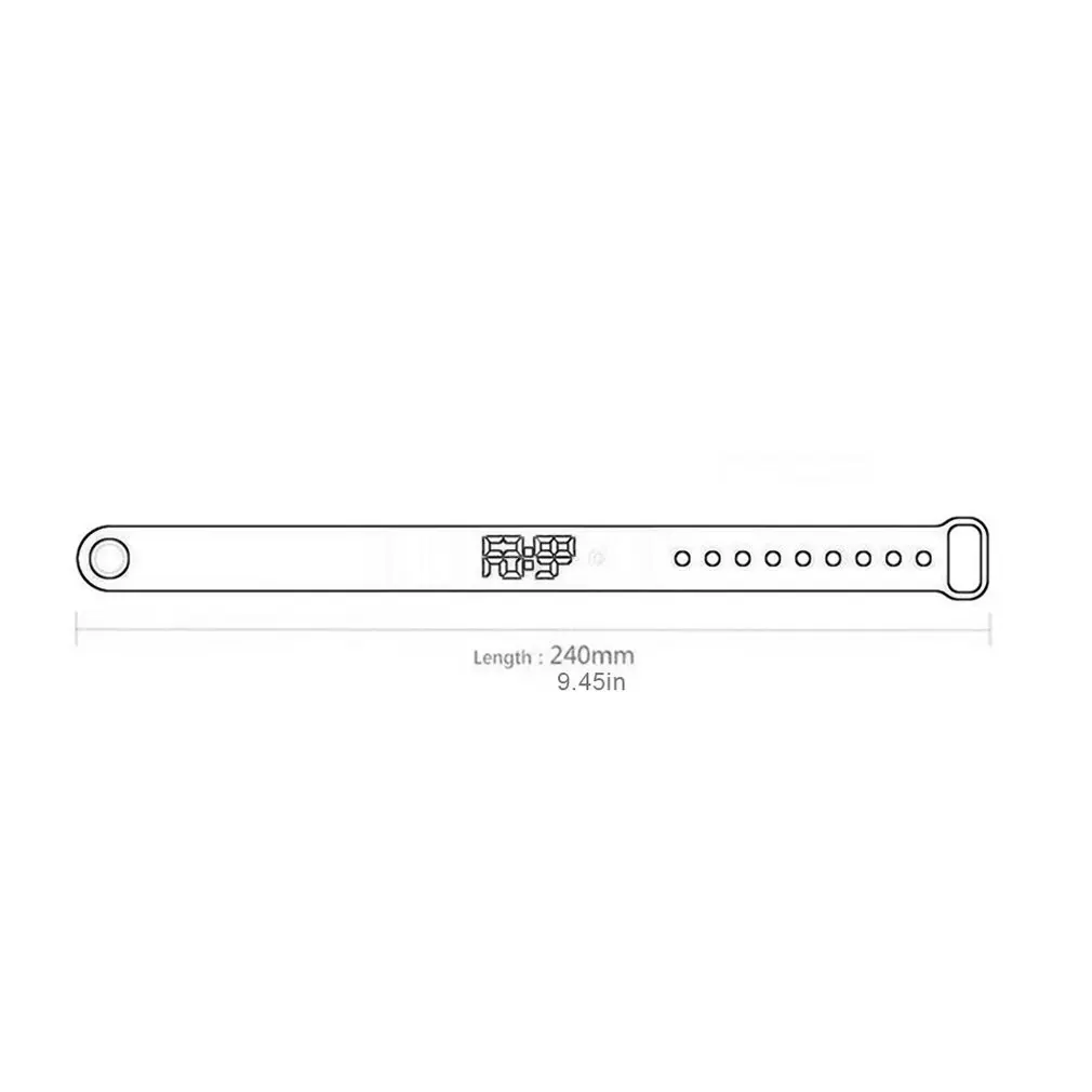 

V9 Smart Bracelet Body Temperature Monitoring Precise Display Smart Band Chargeable Accurate Body Temperature Display Watch