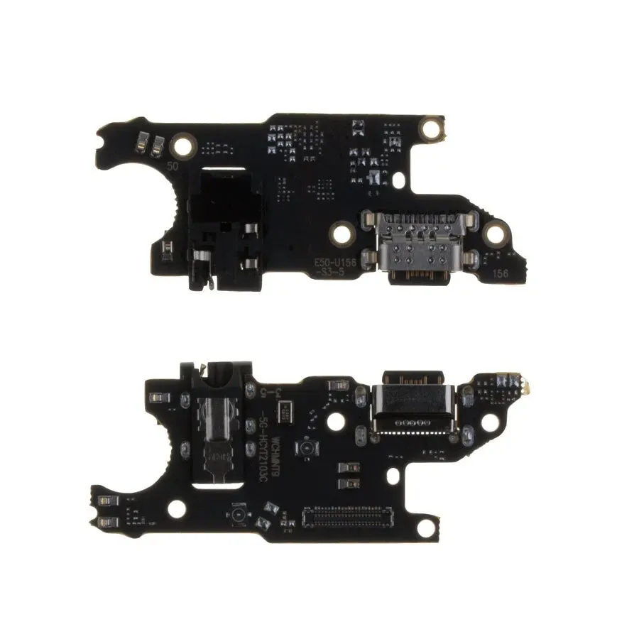 Шлейф для телефона Xiaomi Redmi Note 9T плата системный разъем/разъем гарнитуры/микрофон |