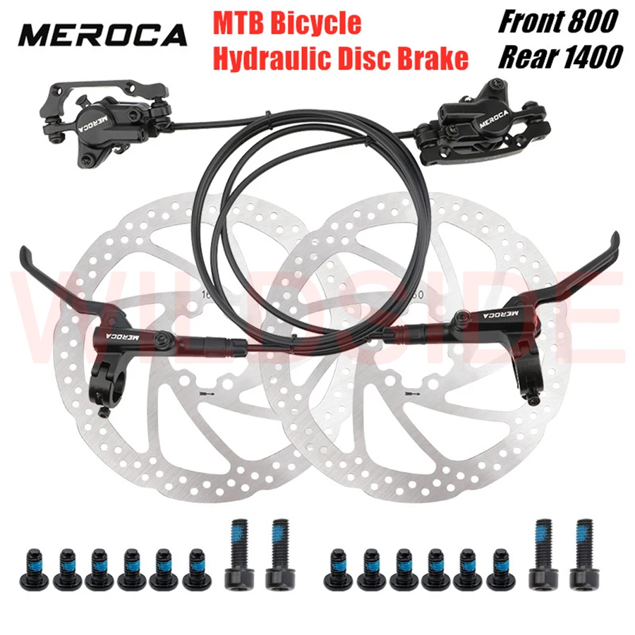

MEROCA M800 MTB Bicycle Brake Hydraulic Disc Brake 800/1400mm Mountain Bike Oil Pressure Caliper Clamp Brake