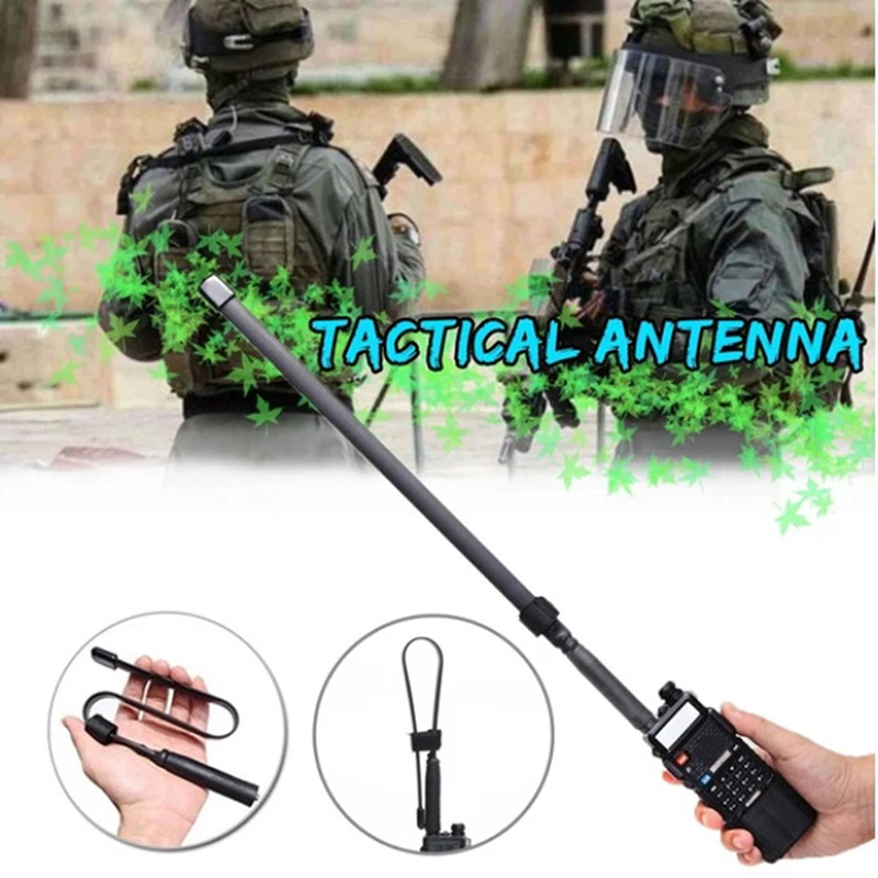 

CS Tactical Antenna SMA-Female Dual Band VHF UHF 144/430Mhz Foldable For Baofeng UV-5R UV-82 UV5R For Pofung Uv82 Walkie Talkie