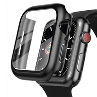 glasscase for apple watch series 7 6 5 4 3 se 45mm 41mm 44mm 40mm 42mm38 iwatch screen protectorcover apple watch accessories