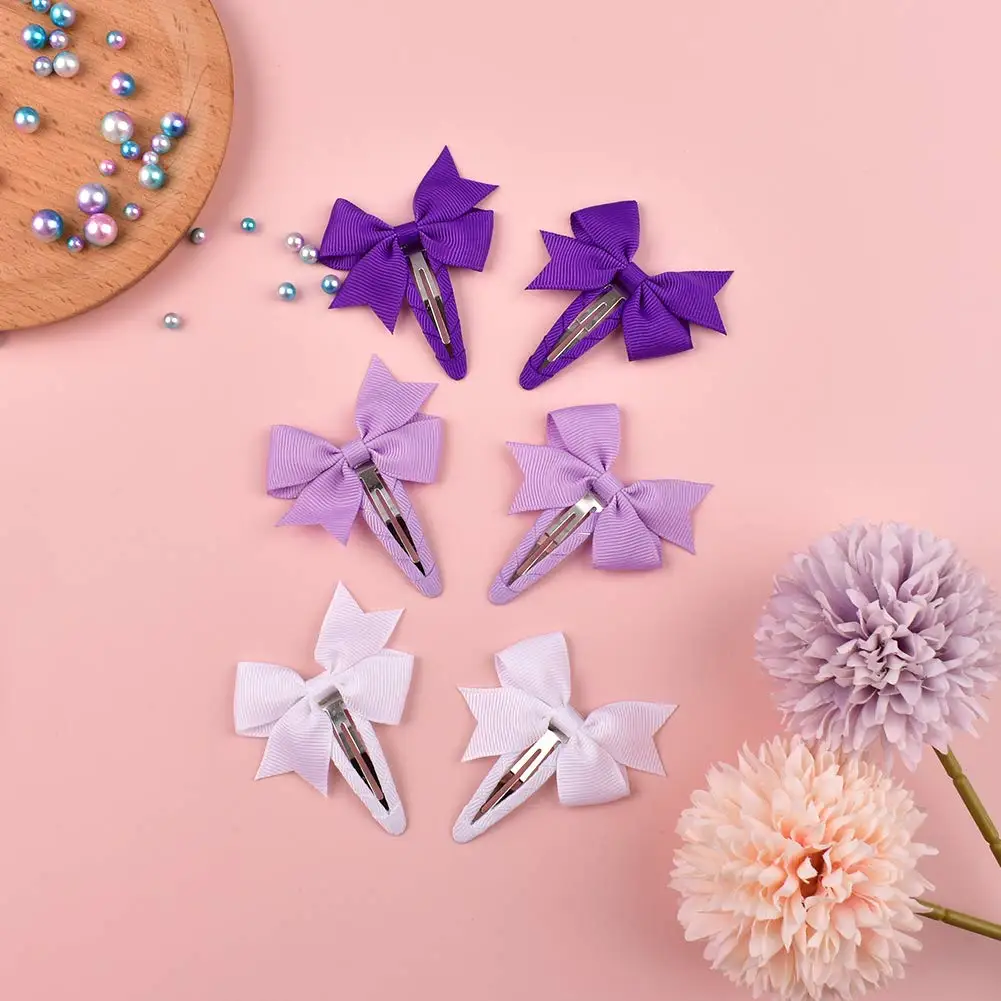 100 шт. детские заколки для волос с бантом | Аксессуары одежды