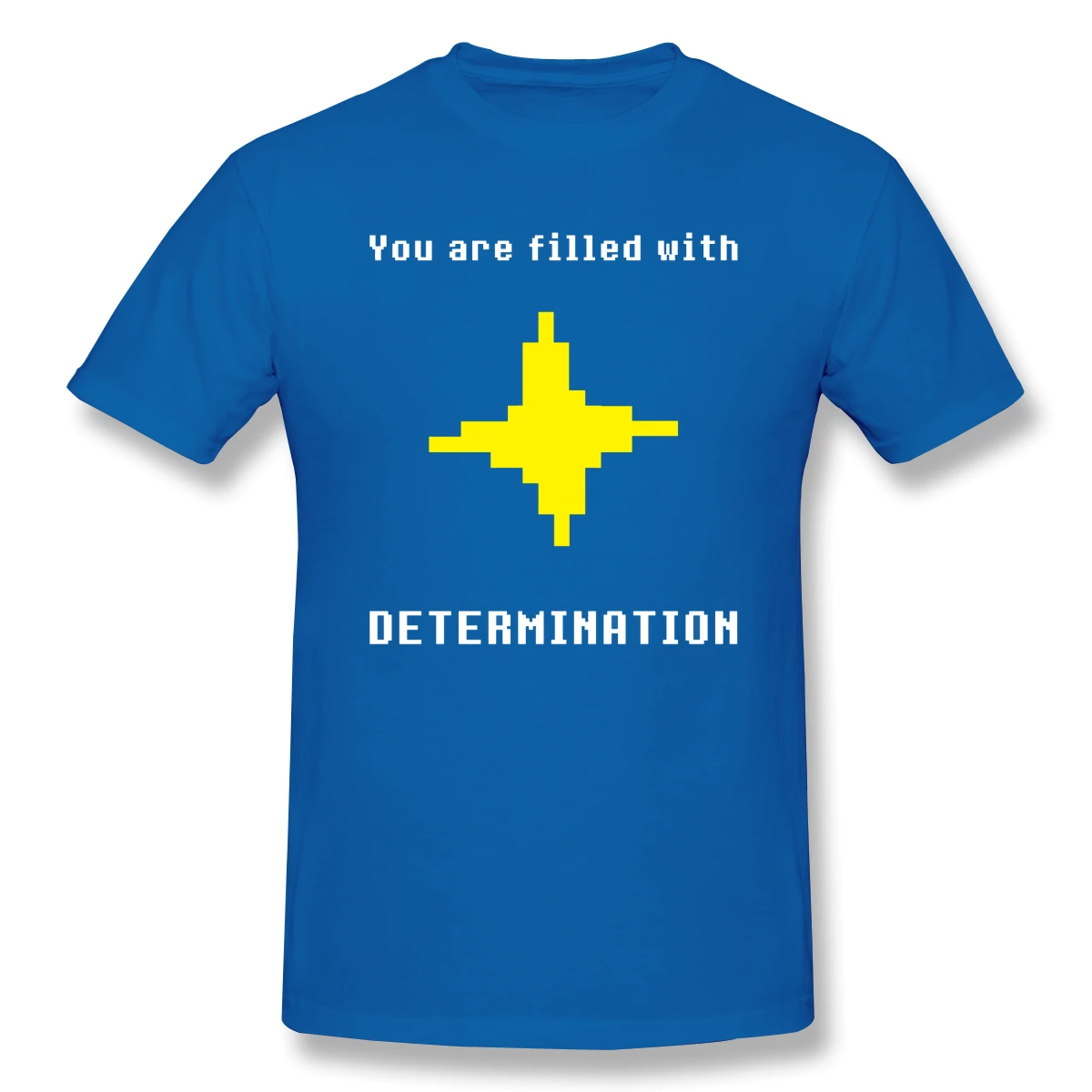 

UNDERTALE - DETERMINATION (SAVE POINT) Print Cotton Funny T Shirts Undertale Men Fashion Streetwear