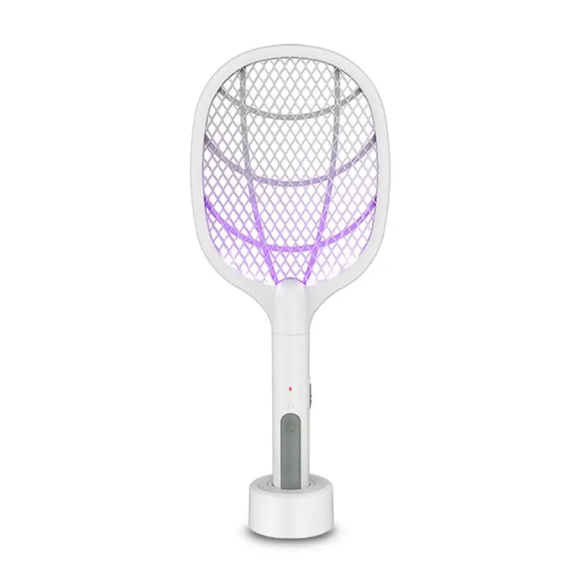 

2 IN 1 LED Mosquito Killer Lamp 3000V Electric Bug Zapper Insect Killer USB Rechargeable Fly Swatter Trap Anti Mosquito Flies