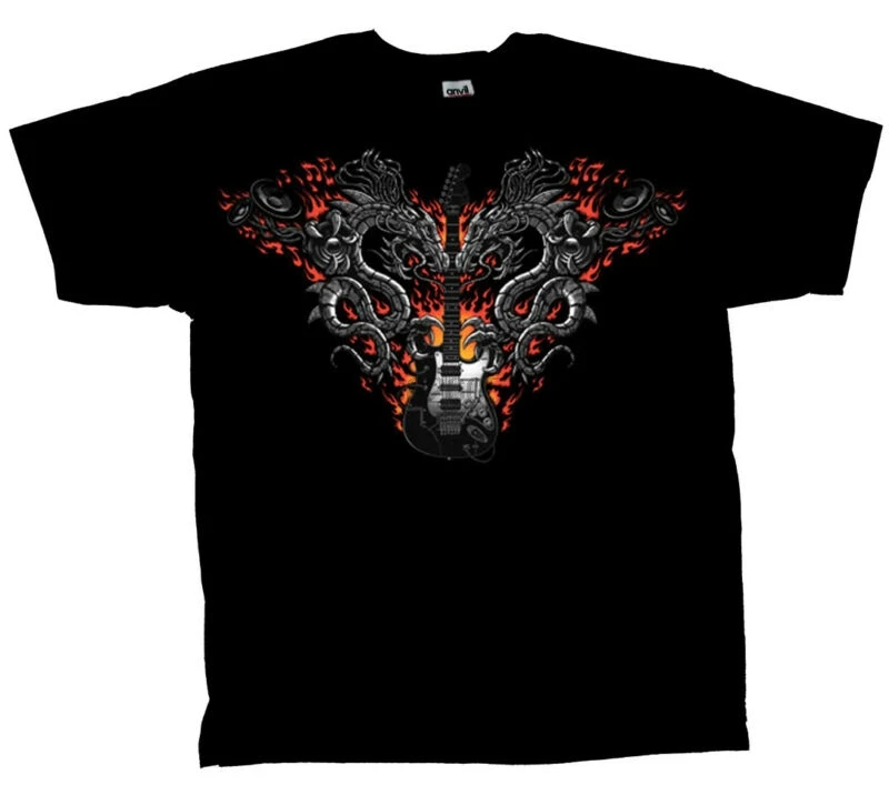 Футболка для гитариста Пламя тванга футболка с гитарой |