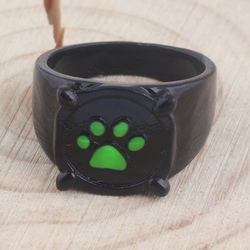 

Cat Ladybugs Fox Pendant Rings Cosplay Anime Trendy Jewelry Party Choker Enamel Ring Women
