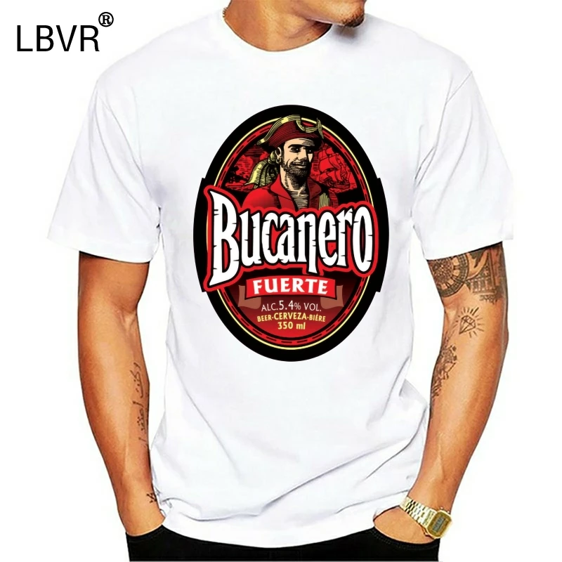 Bucanero Beer Cuba Cerveza/футболка с логотипом летняя крутая забавная футболка
