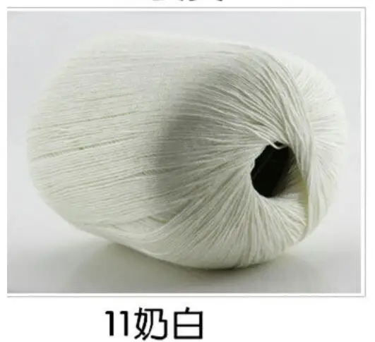 11 5 шт.* 50 г пряжа для вязания linha de croche шелковая нить для наращивания вязания игл вязание хлопок ручная работа белье t50 - Цвет: 11