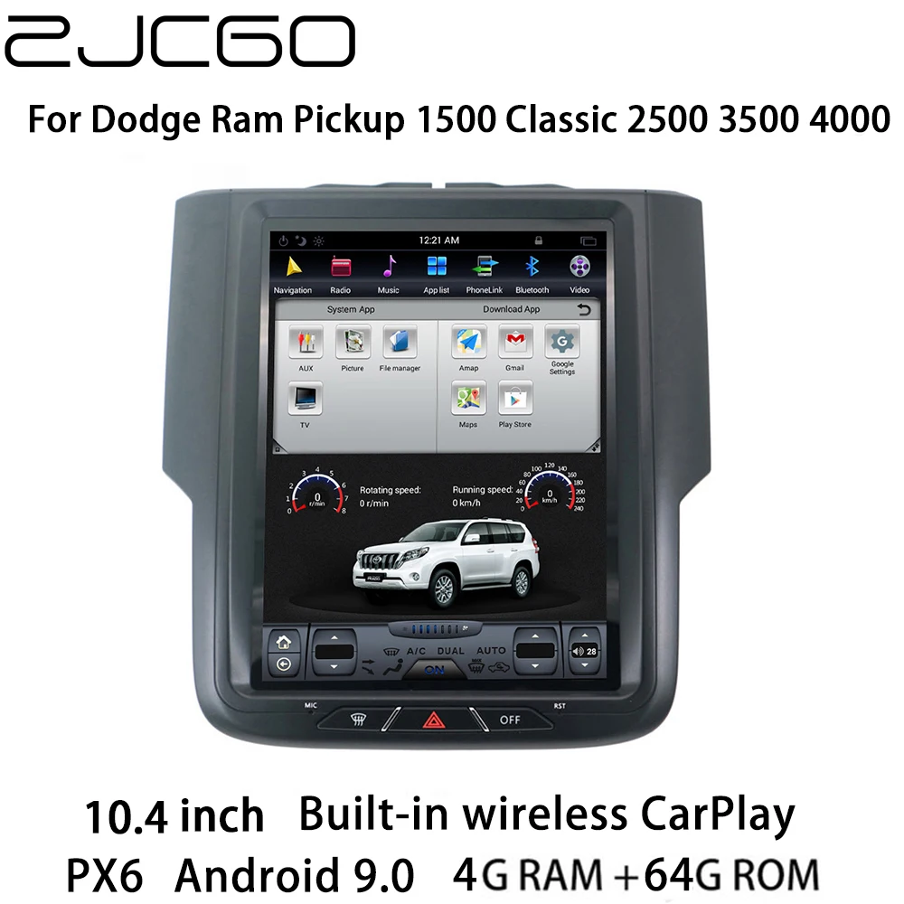 Автомобильный мультимедийный плеер стерео GPS DVD радио навигация Android экран для Dodge