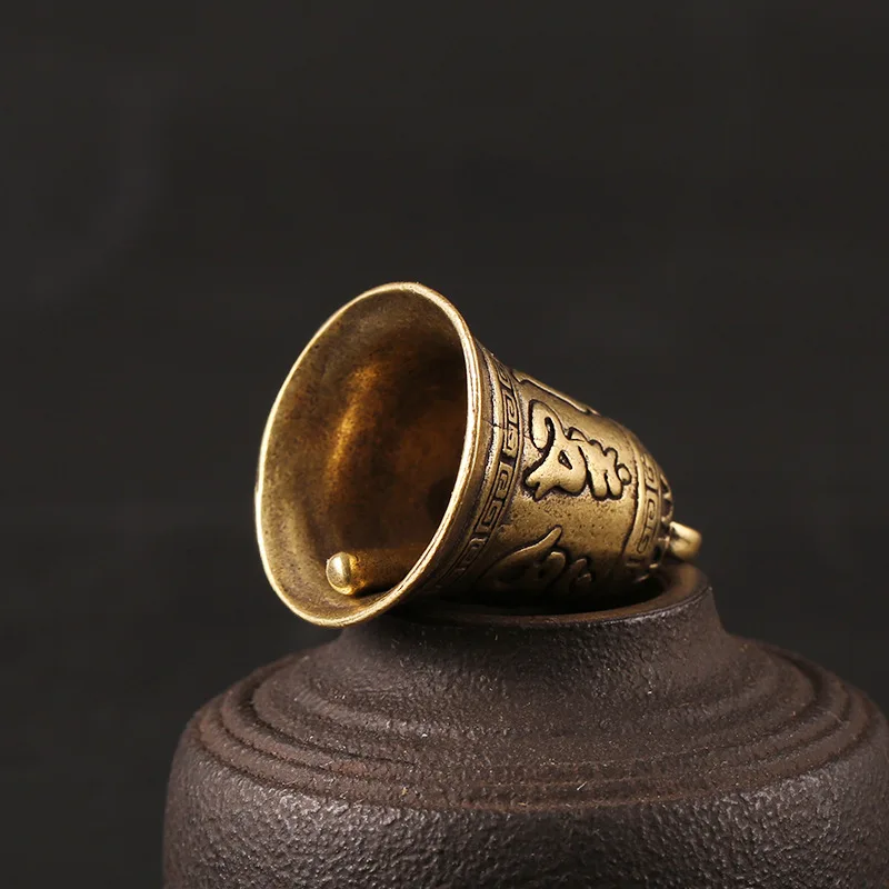 Винтажный латунный брелок колокольчик подвески тибетского буддизма