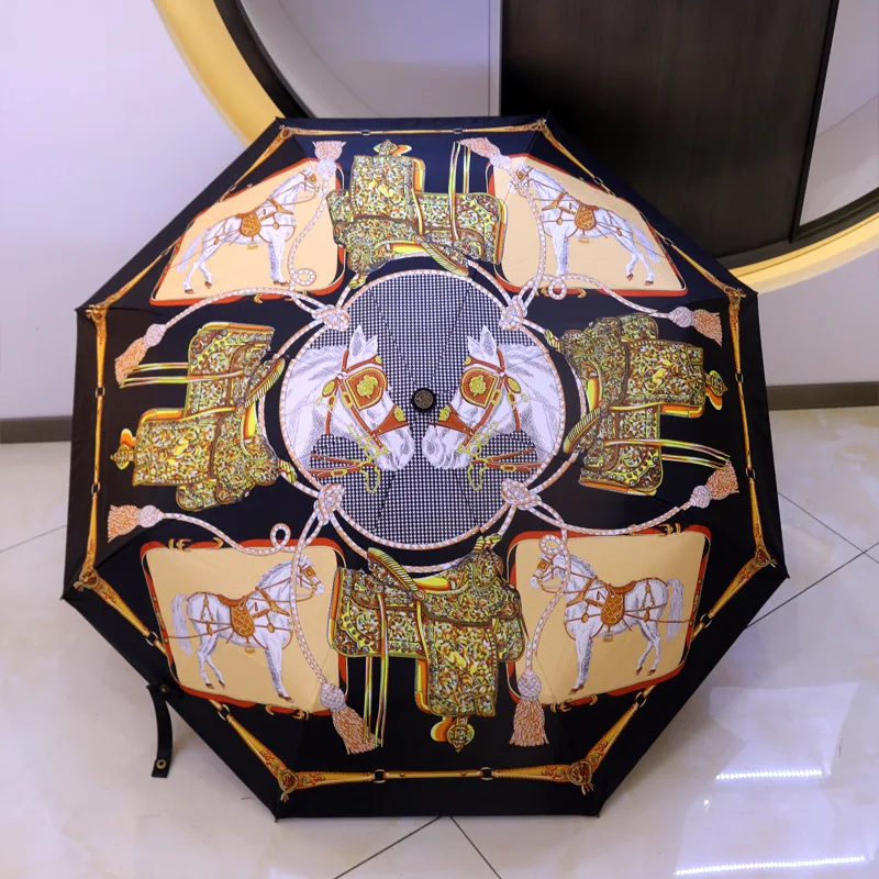 Зонт от дождя женский складной ультралегкий дорожный зонт солнца с 8 ребрами