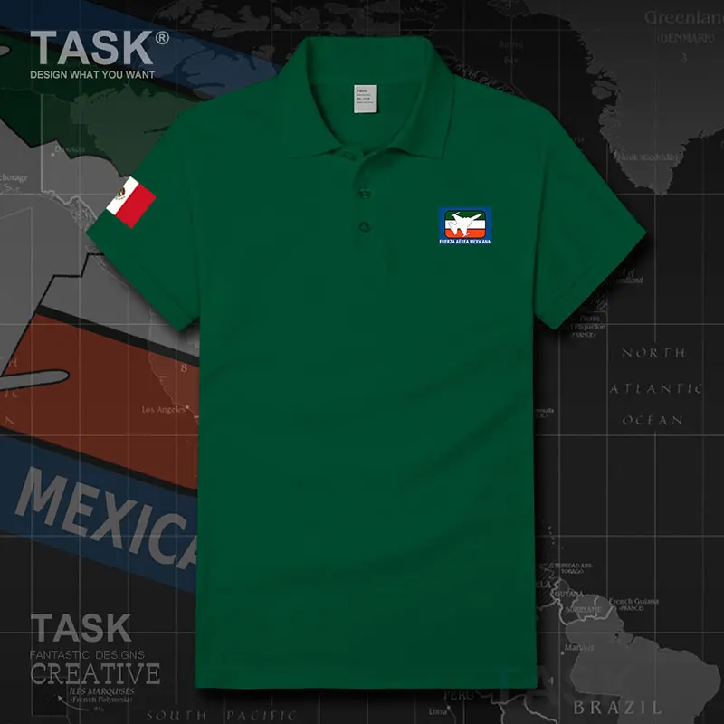 Рубашка-поло мужская свободного покроя с коротким рукавом и отложным воротником