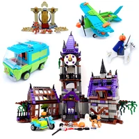 2021 new scooby dog the mystery machine building block toys set bricks educational for children 10430 10428