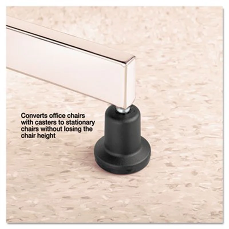 

High Profile Bell Glides Replacement for Office Chair Without Wheels & Bar Stool, Fixed Stationary Caster Glide, 5-Pack