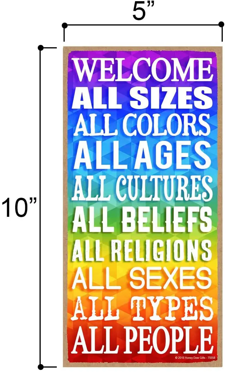 

Welcome All People - inch Hanging Signs, Wall Art, Decorative Wood Sign, House Decor