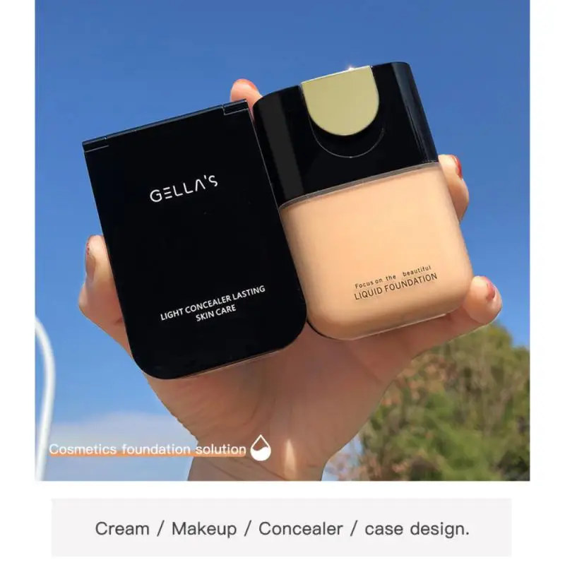 

Face Foundation Stick Makeup Oil-control Full Coverage Liquid Moisturizing Concealer Waterproof Base Face Makeup
