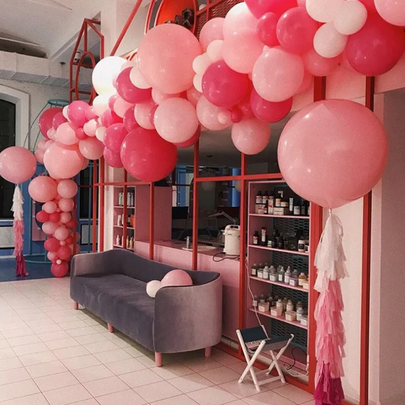 5 шт./лот 18 дюймов 45 см супер большие разноцветные латексные гелиевые шары детские